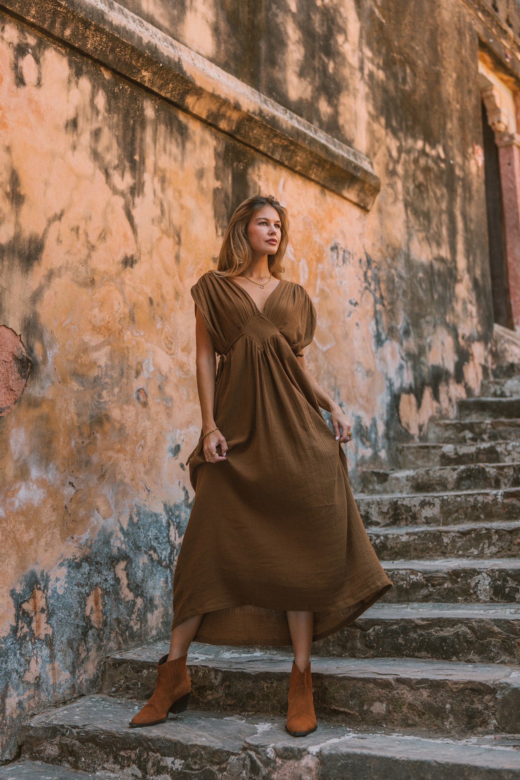 Robe longue de déesse