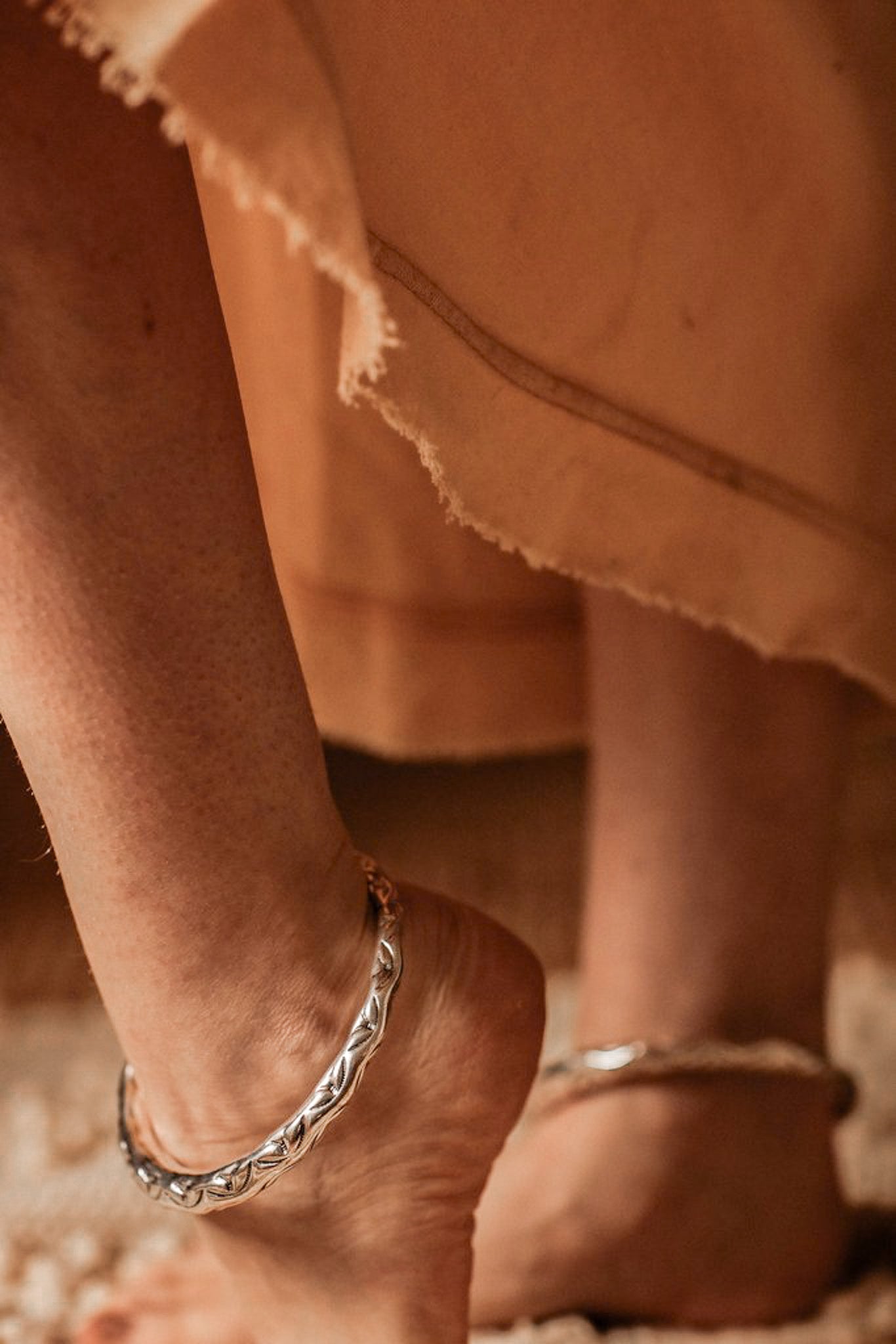 Bracelet de cheville gravé