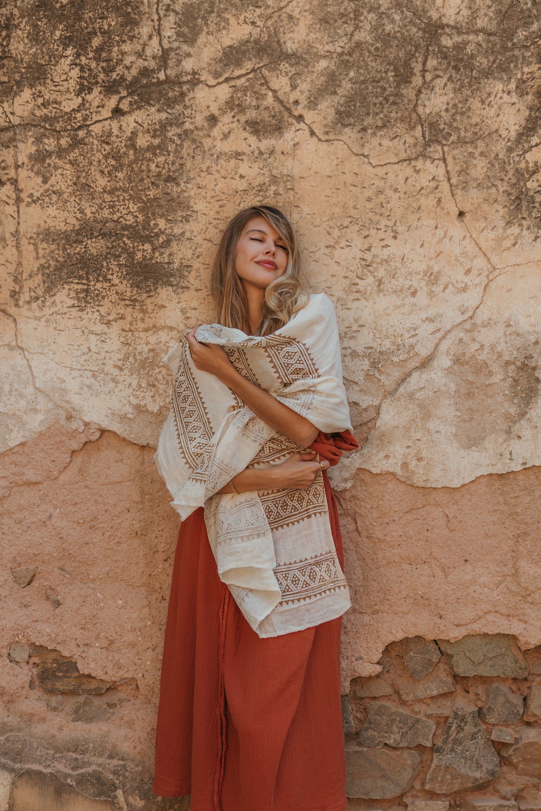 Foulard gaze de coton