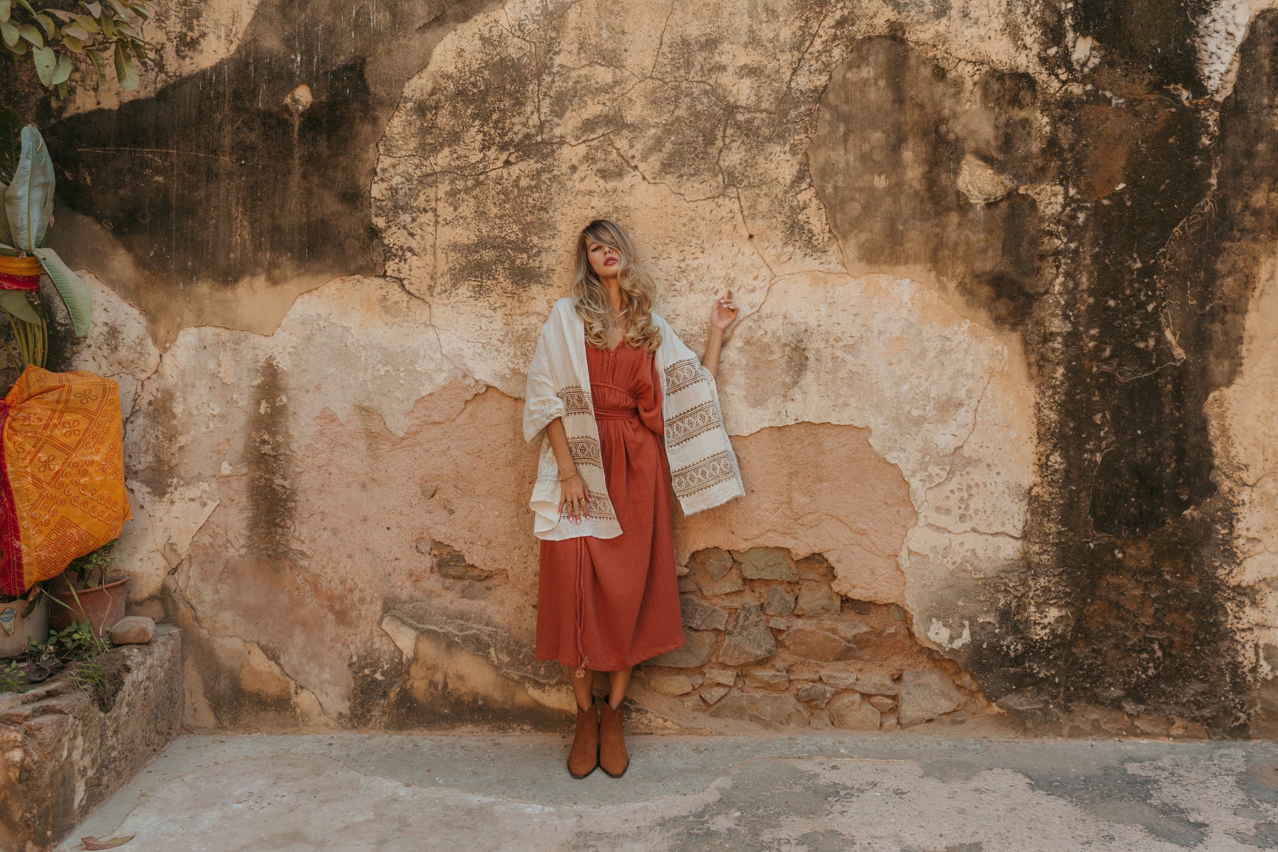 Foulard gaze de coton