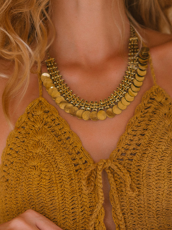 Plastron bohème