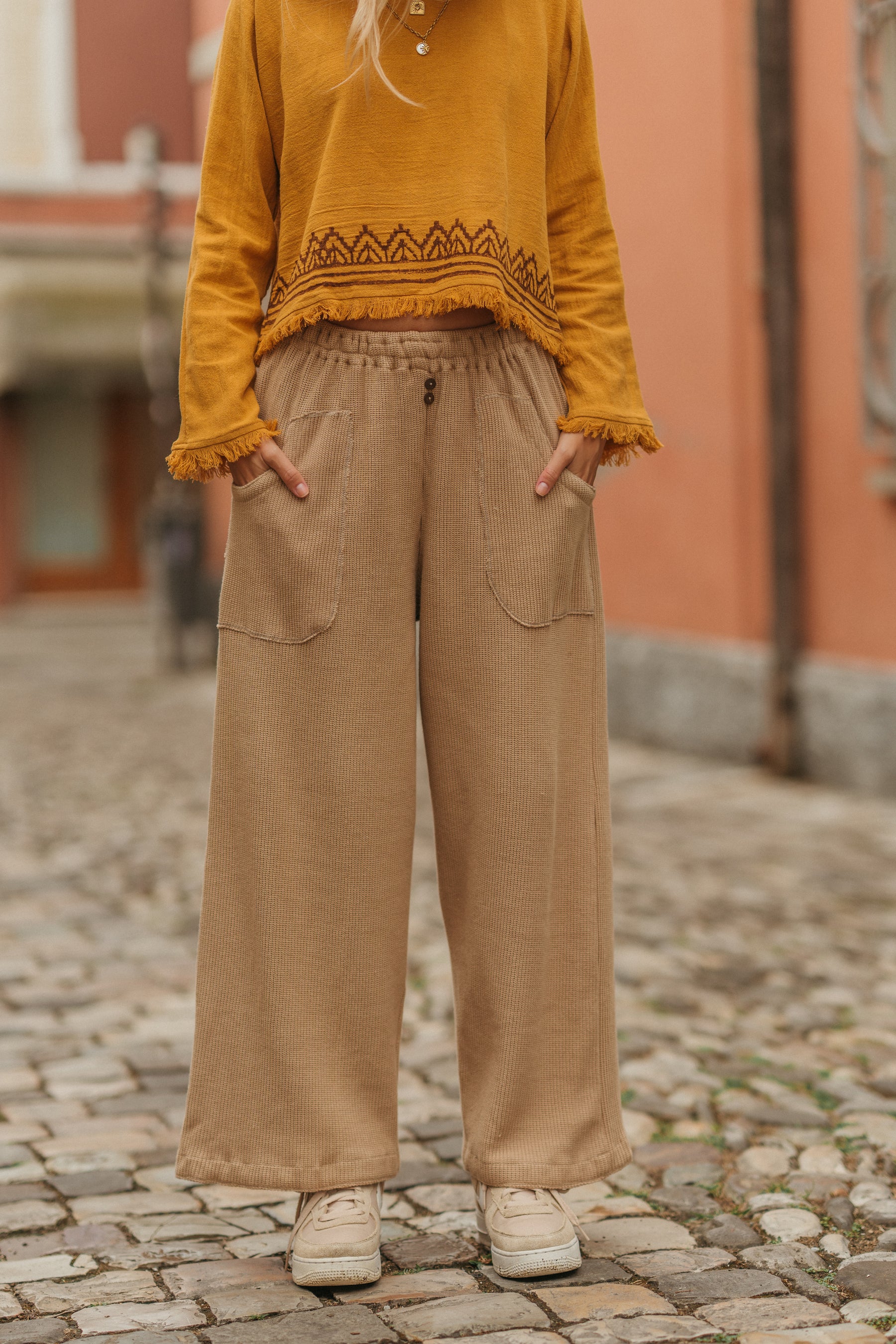 Pantalon tricoté