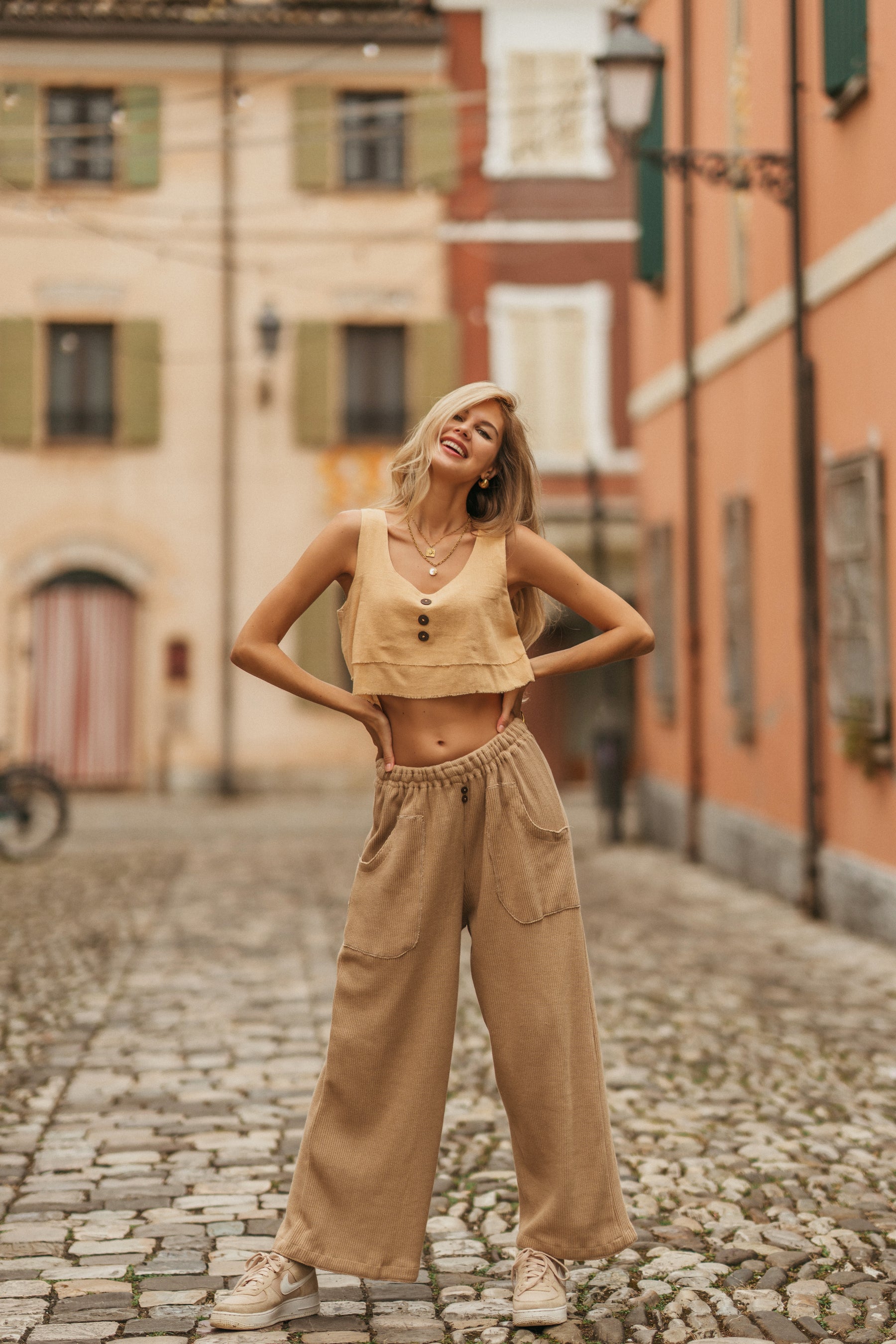 Pantalon tricoté