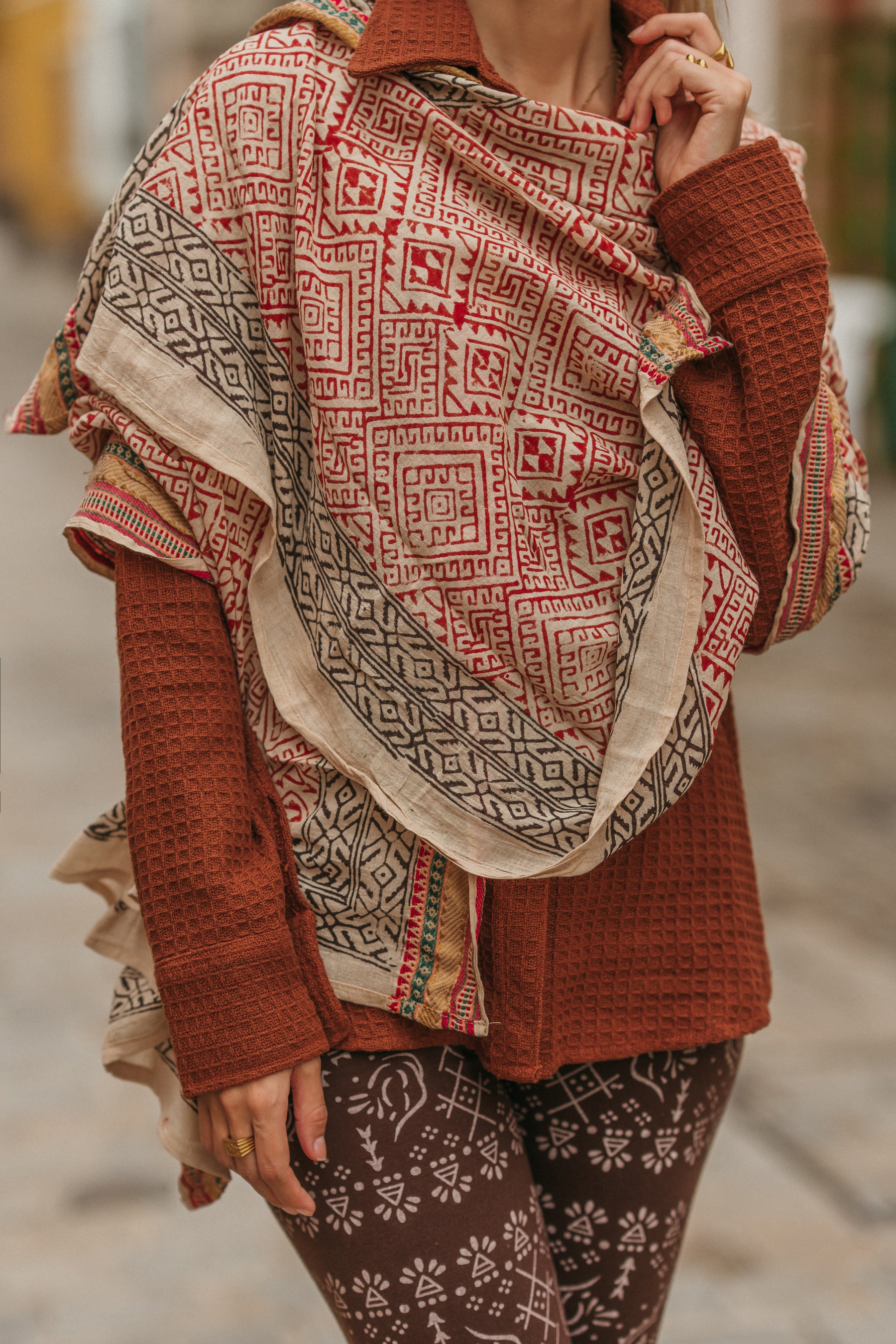Foulard block print