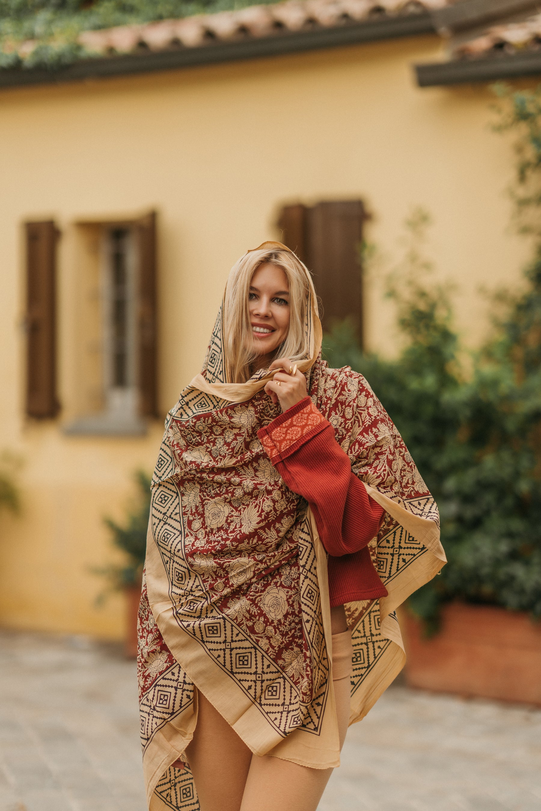 Foulard block print