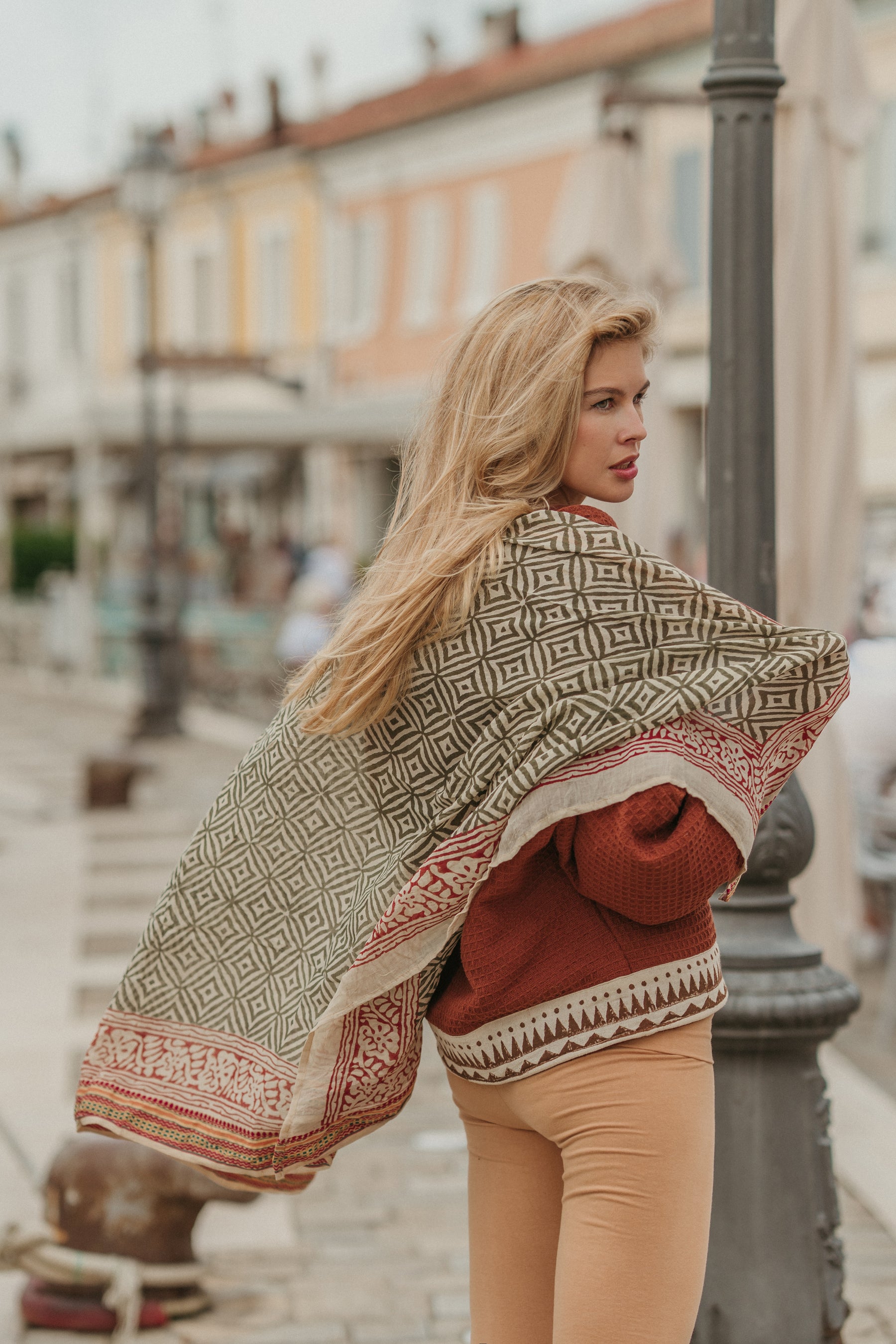 Foulard block print