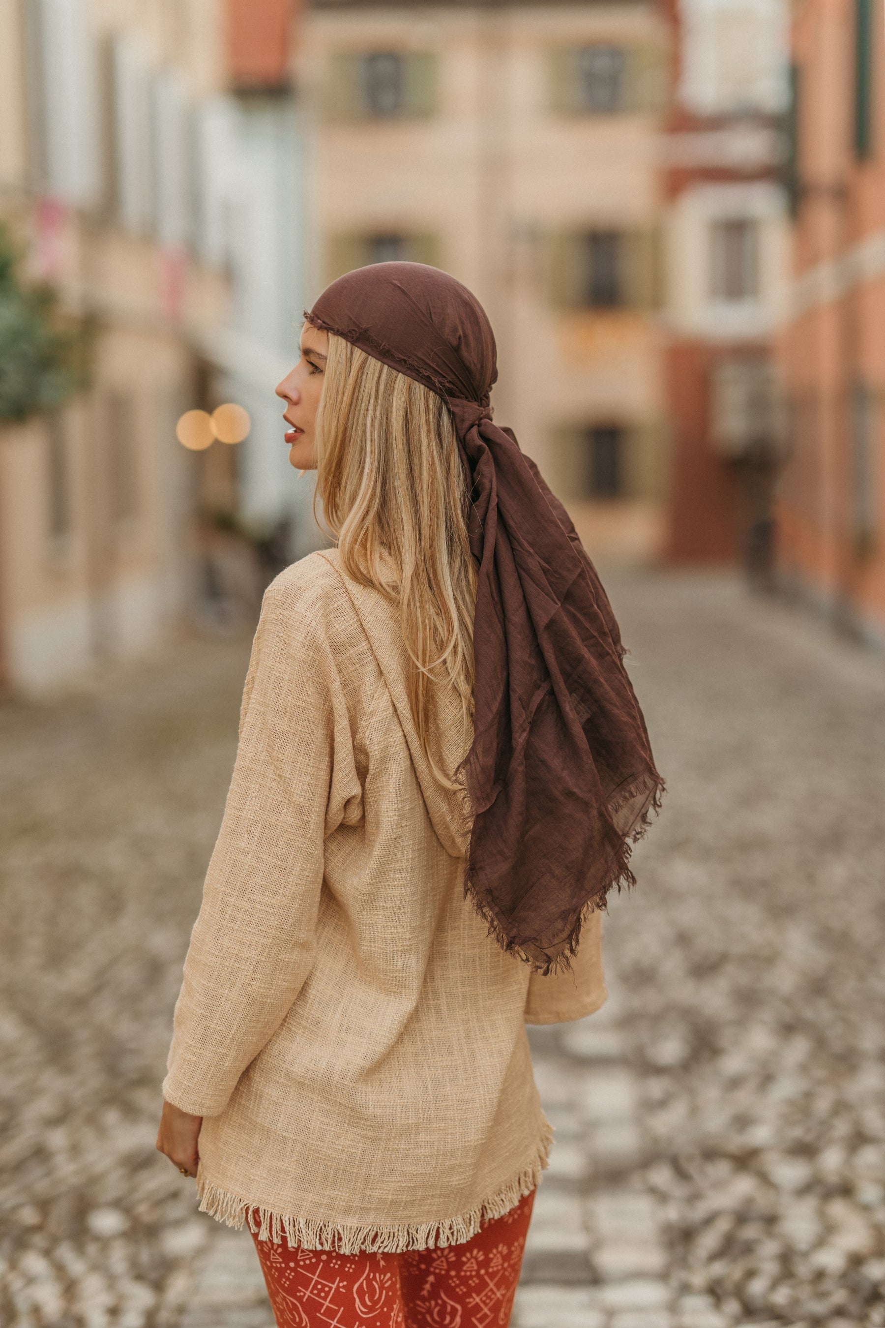 Foulard gaze de coton