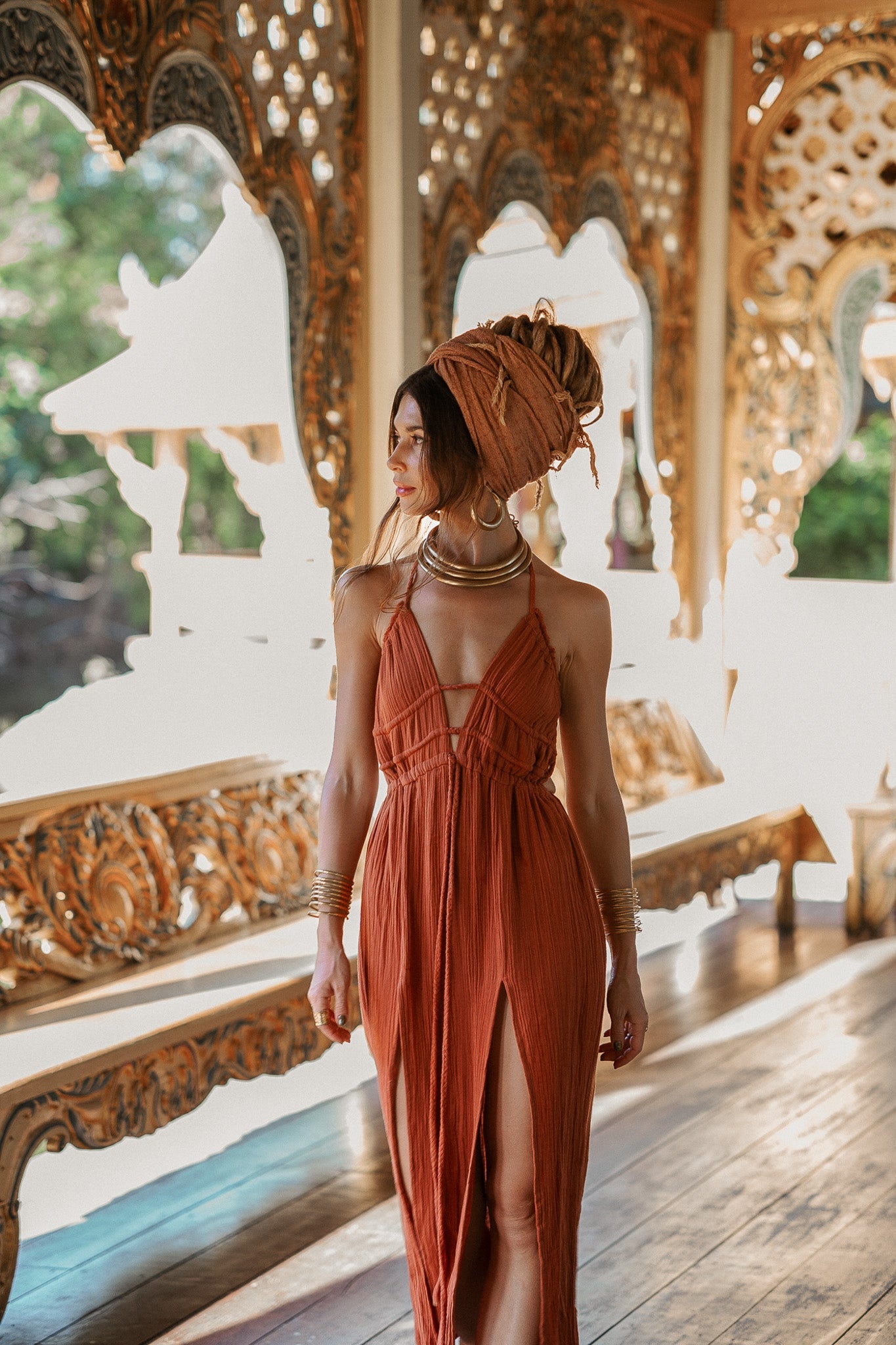 Long tribal dress