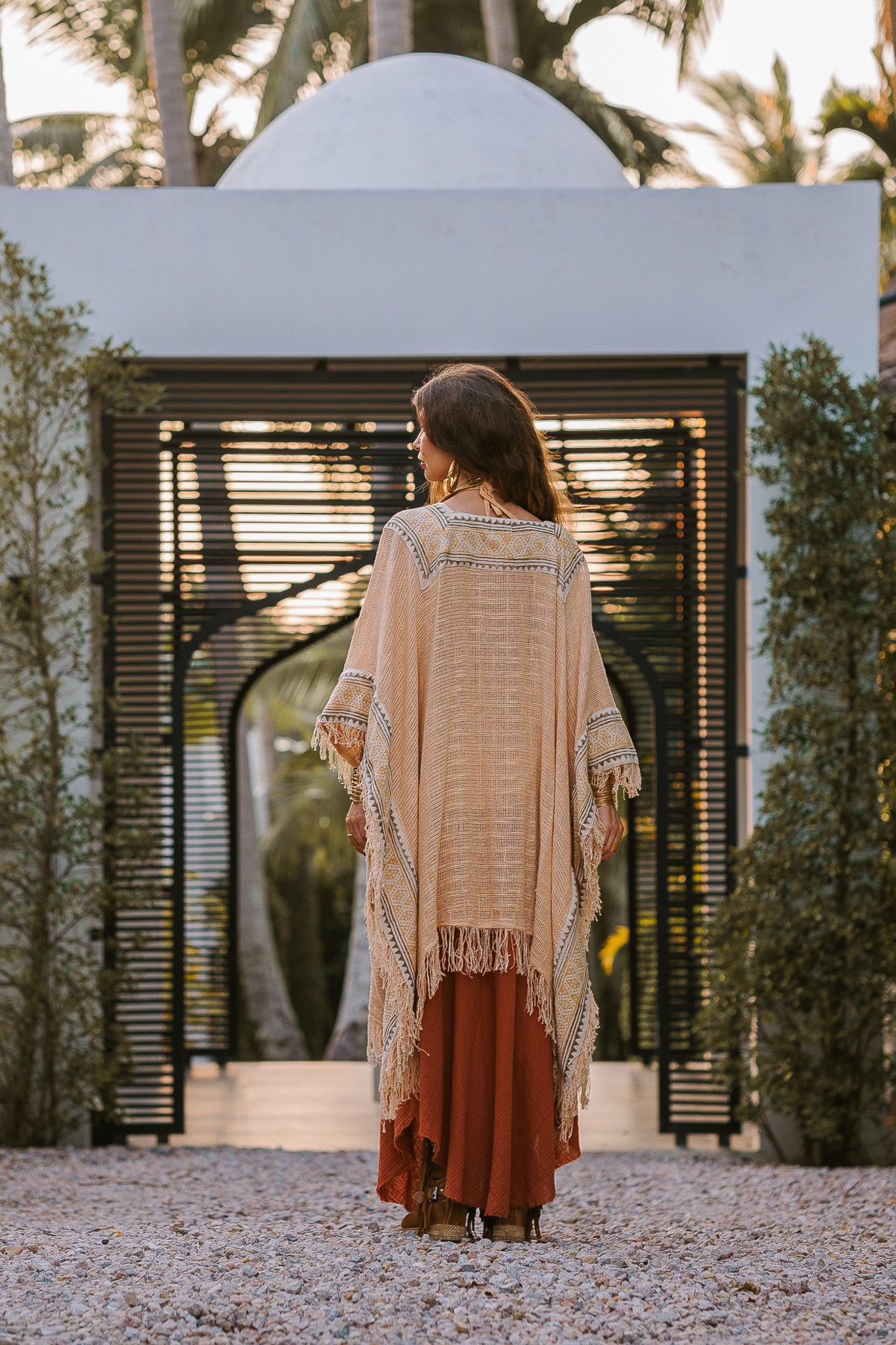Kimono à frange