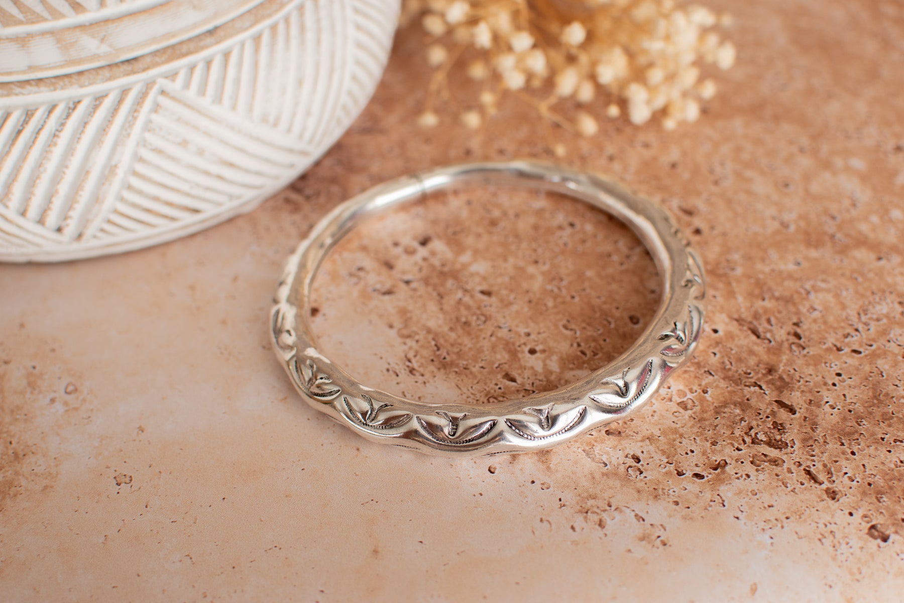 Bracelet de cheville gravé
