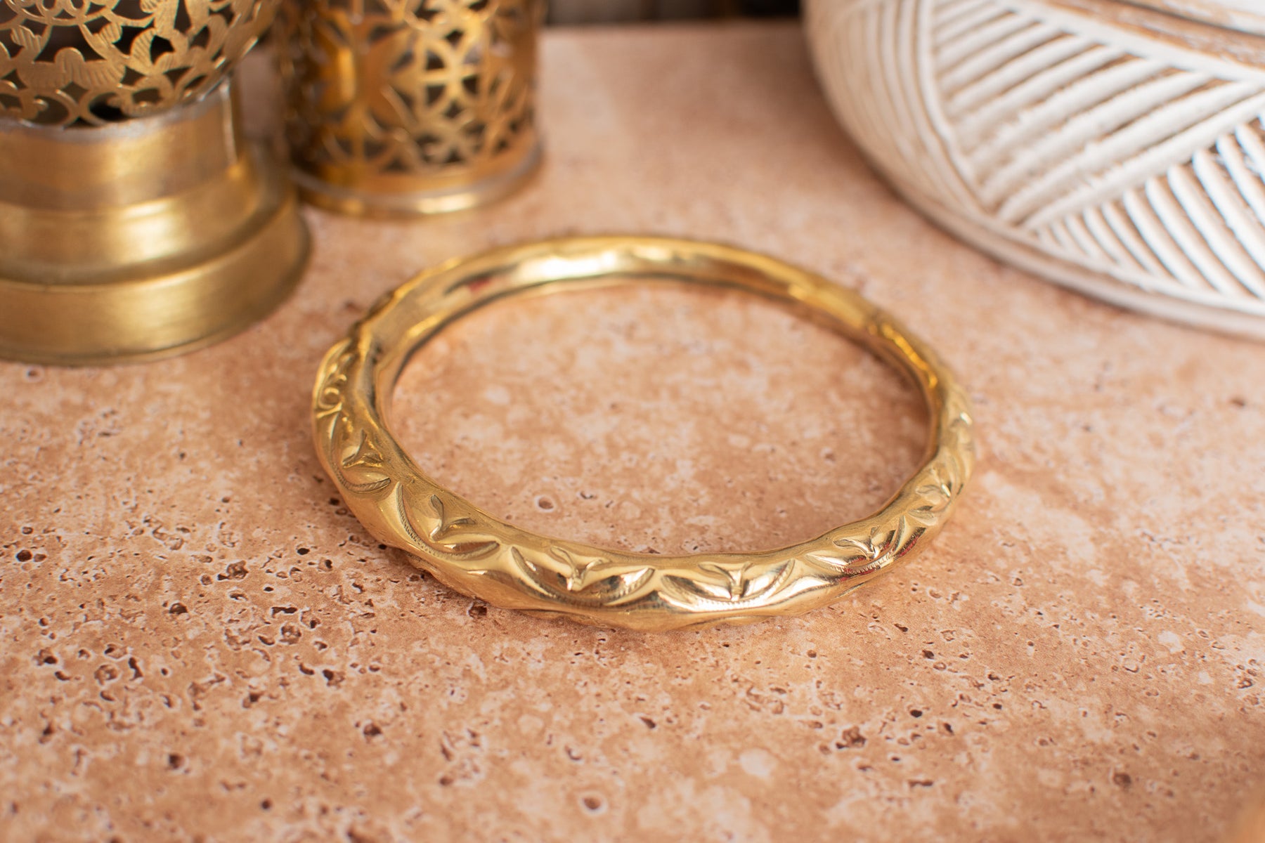 Bracelet de cheville gravé