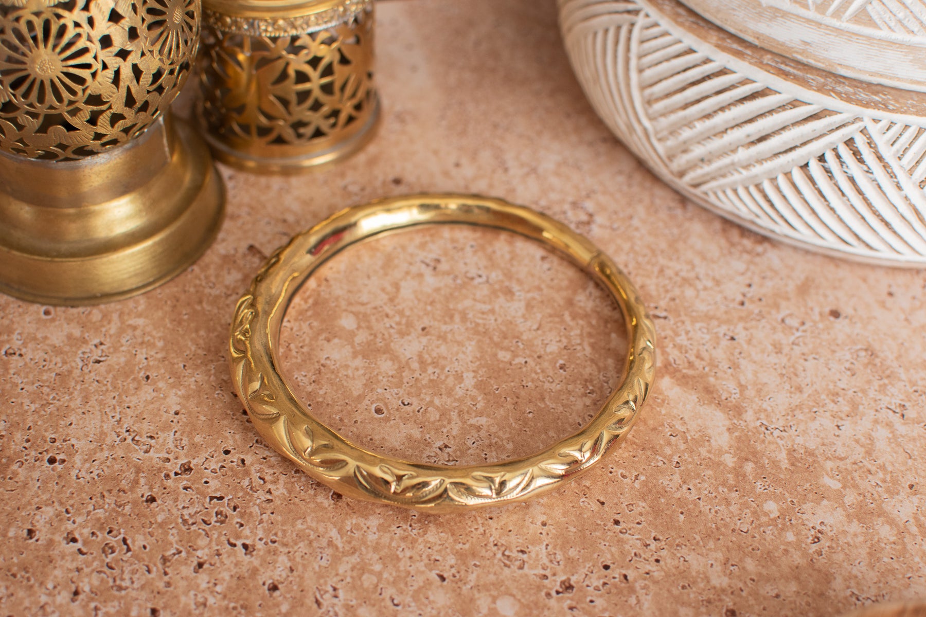 Bracelet de cheville gravé