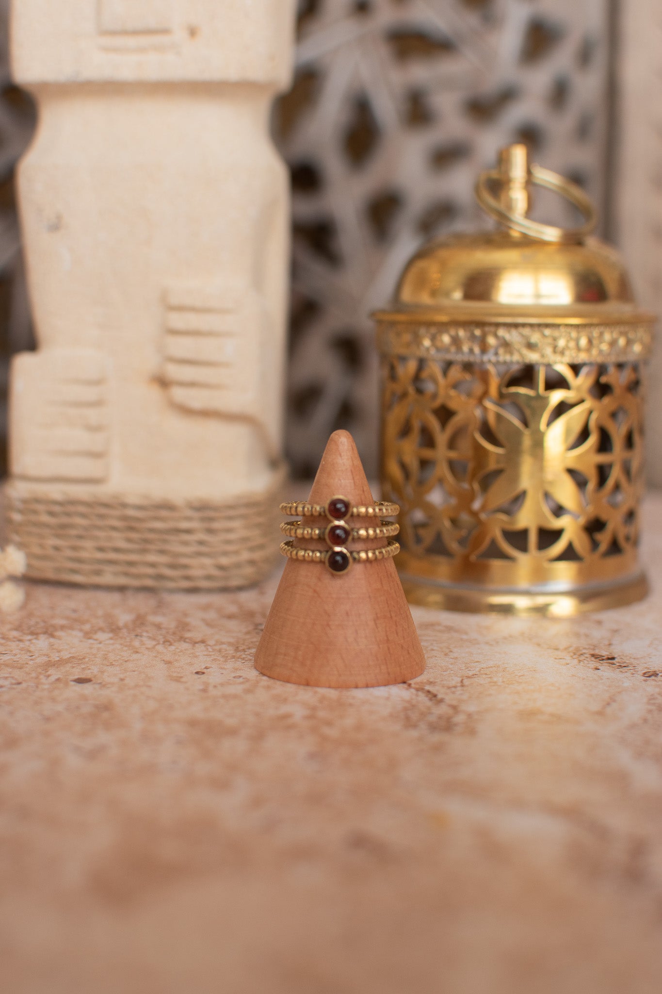 Bague grenat