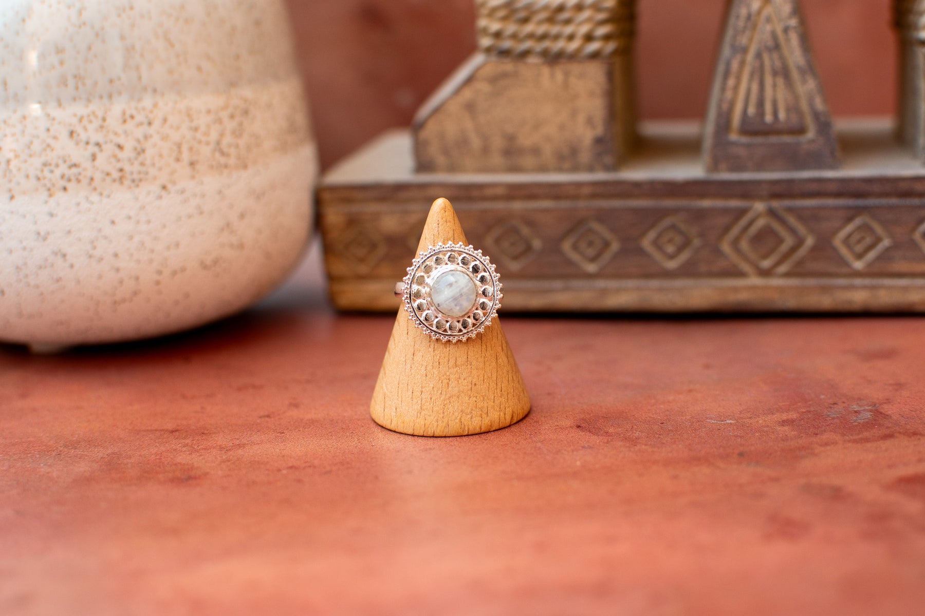 Bague pierre de lune