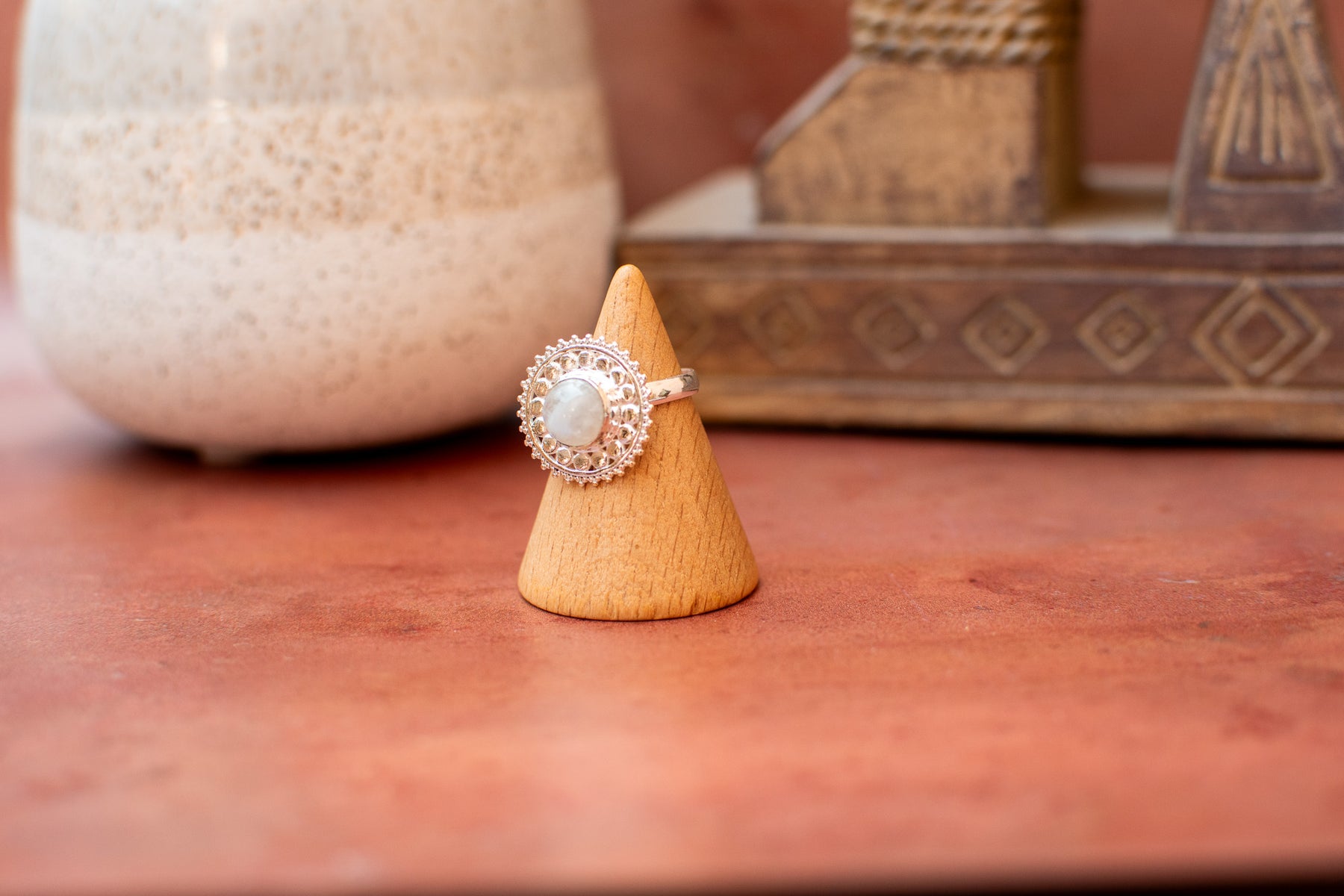 Bague pierre de lune