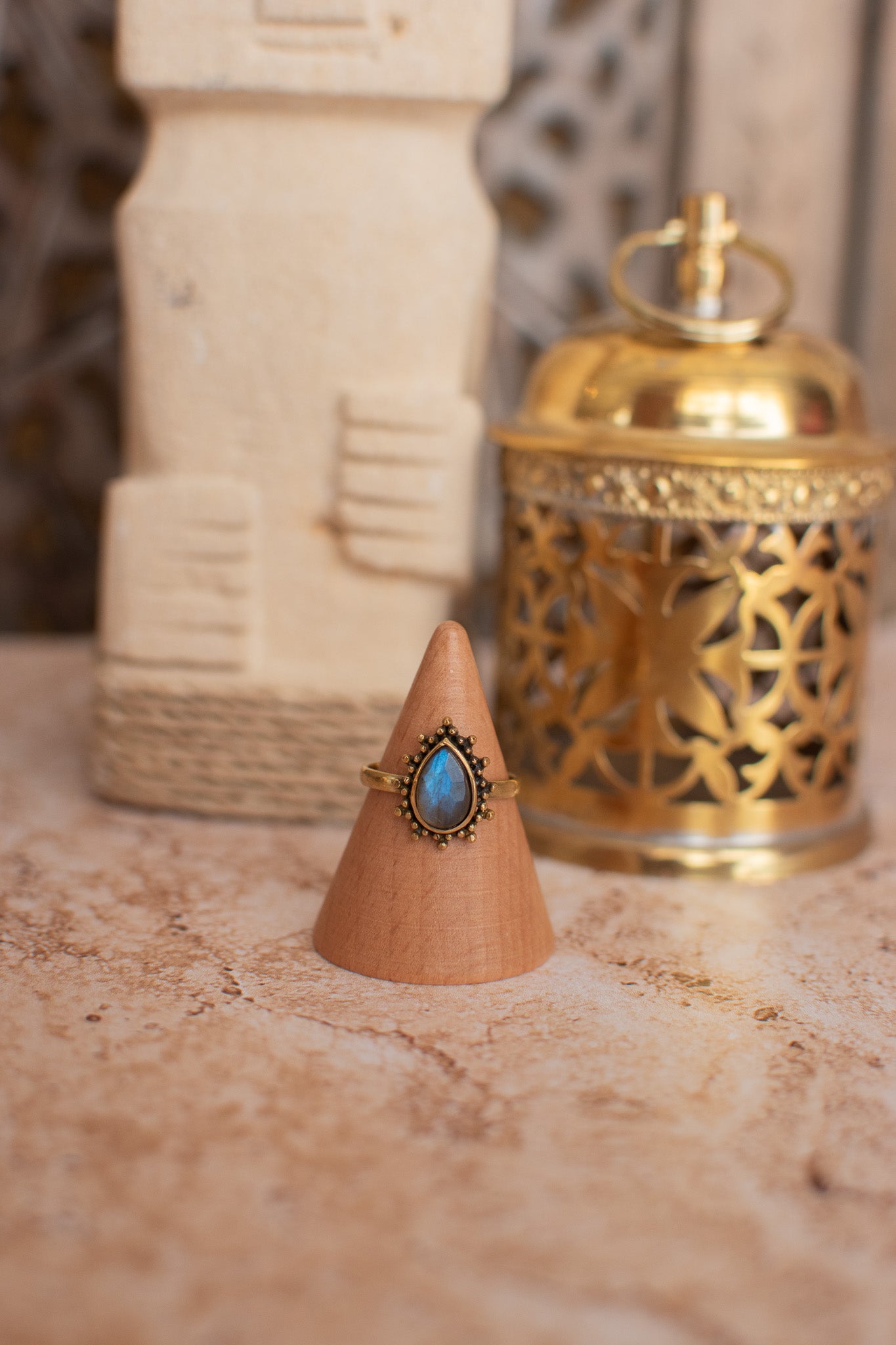 Bague labradorite