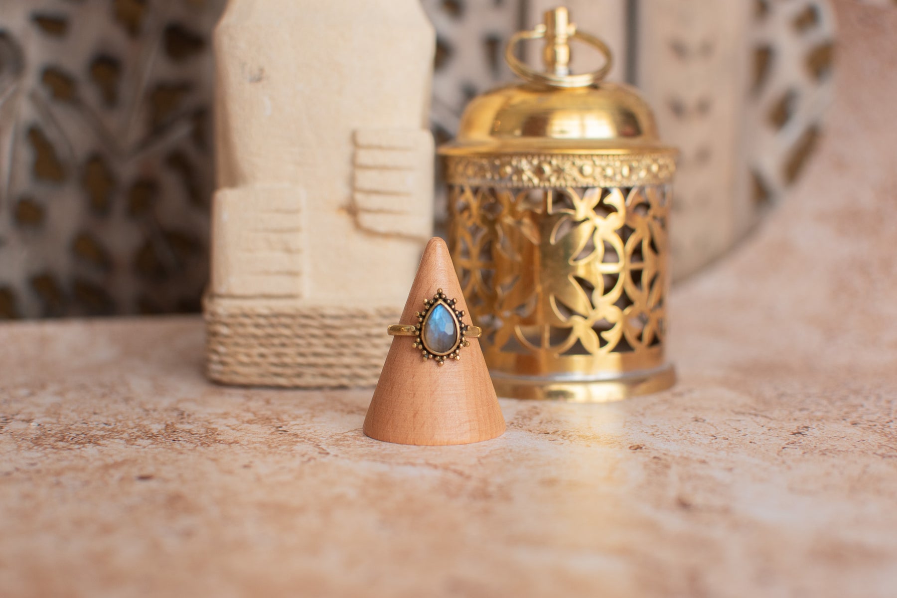 Bague labradorite