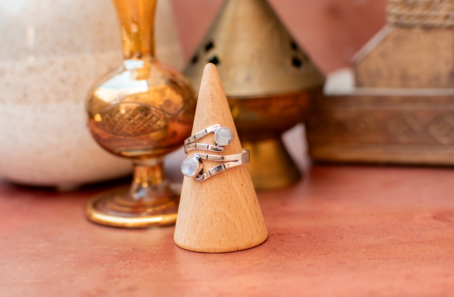 Bague pierre de lune