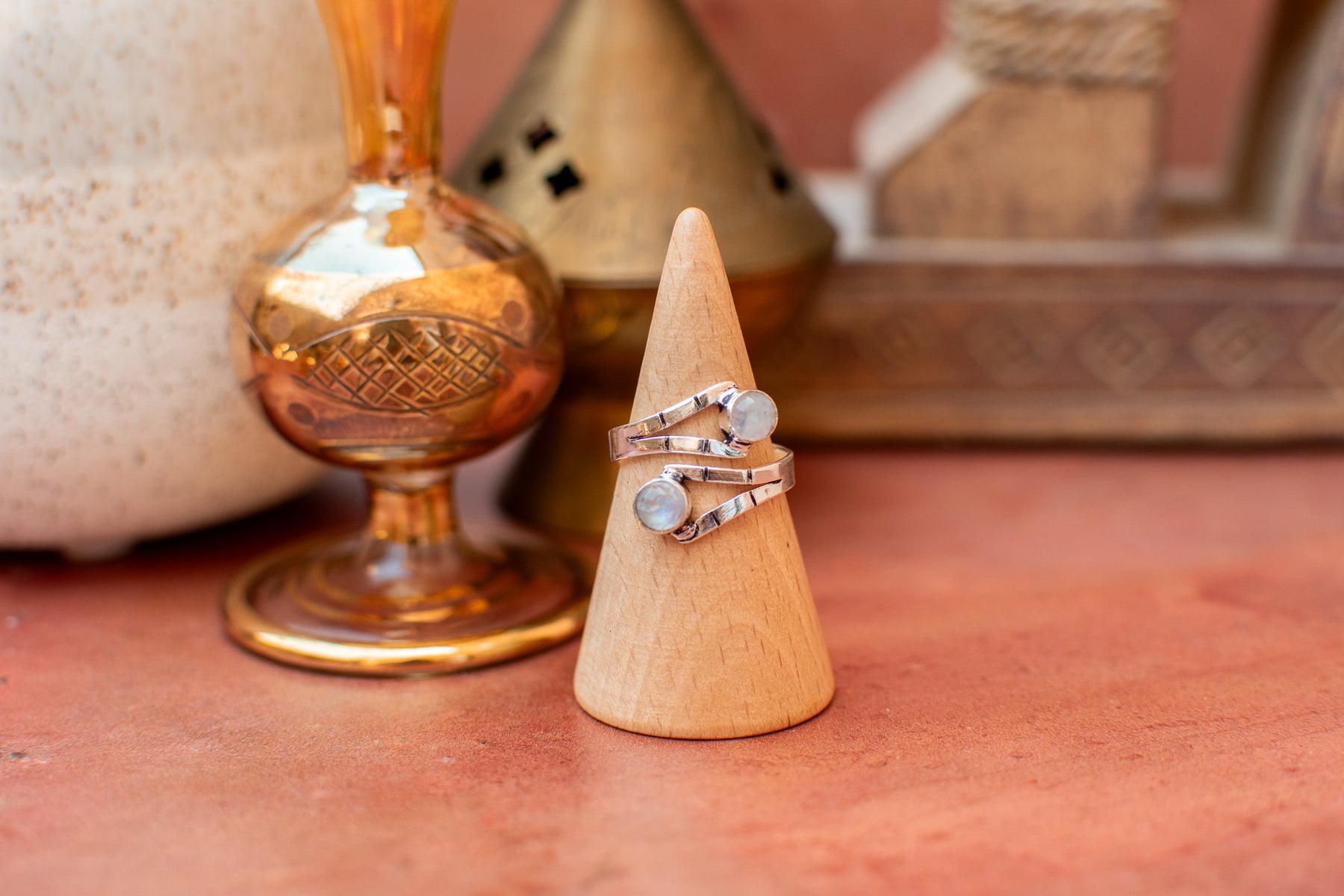 Bague pierre de lune
