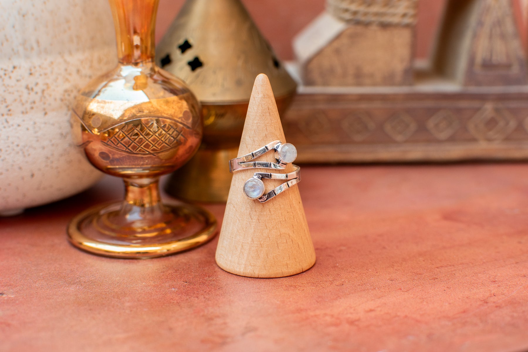 Bague pierre de lune