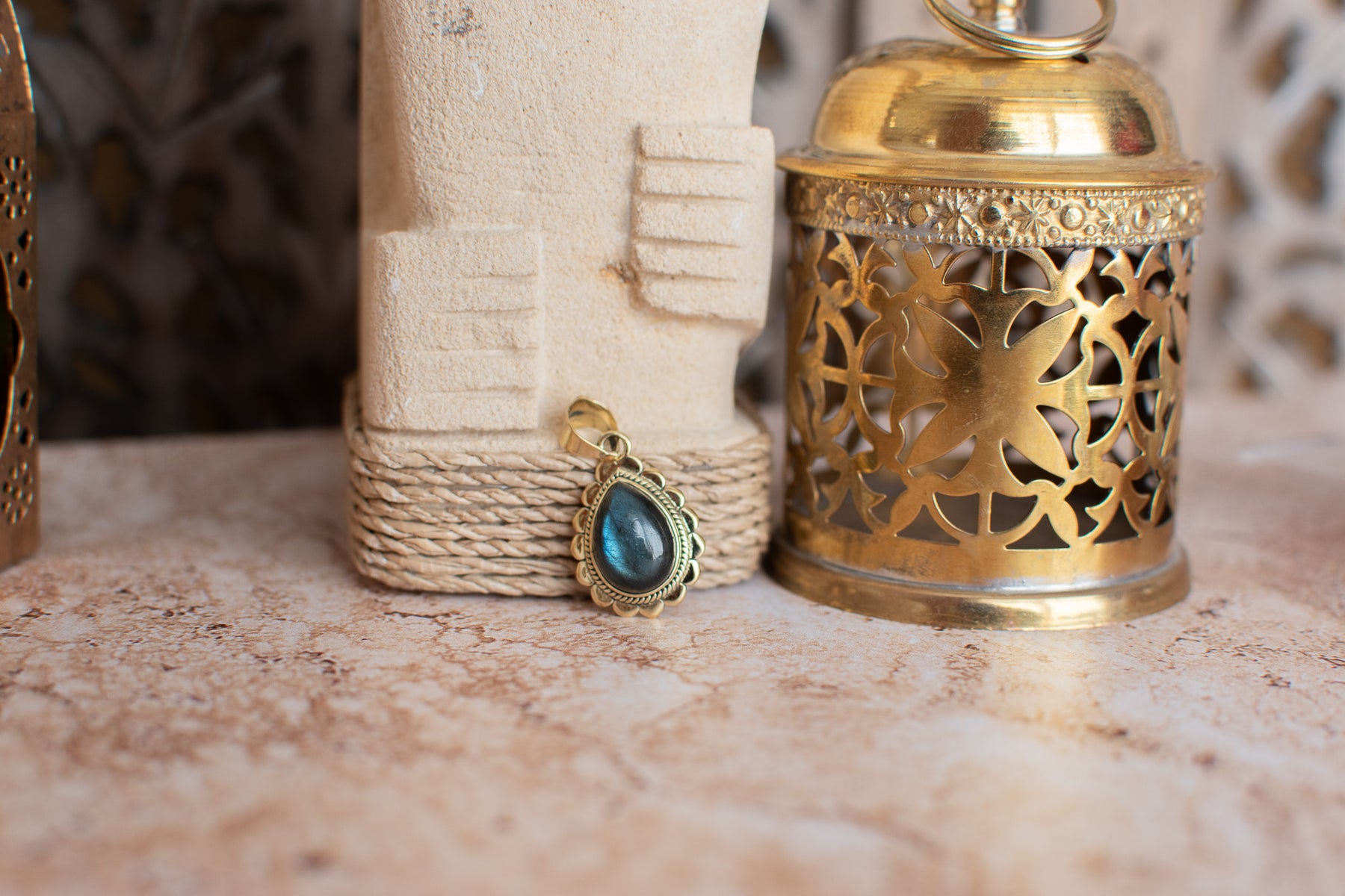 Pendentif labradorite