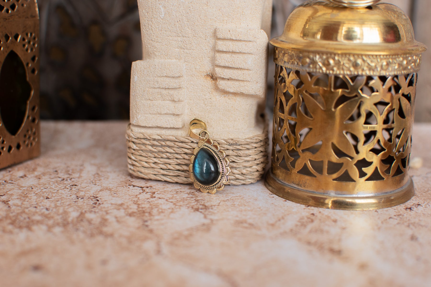 Pendentif labradorite