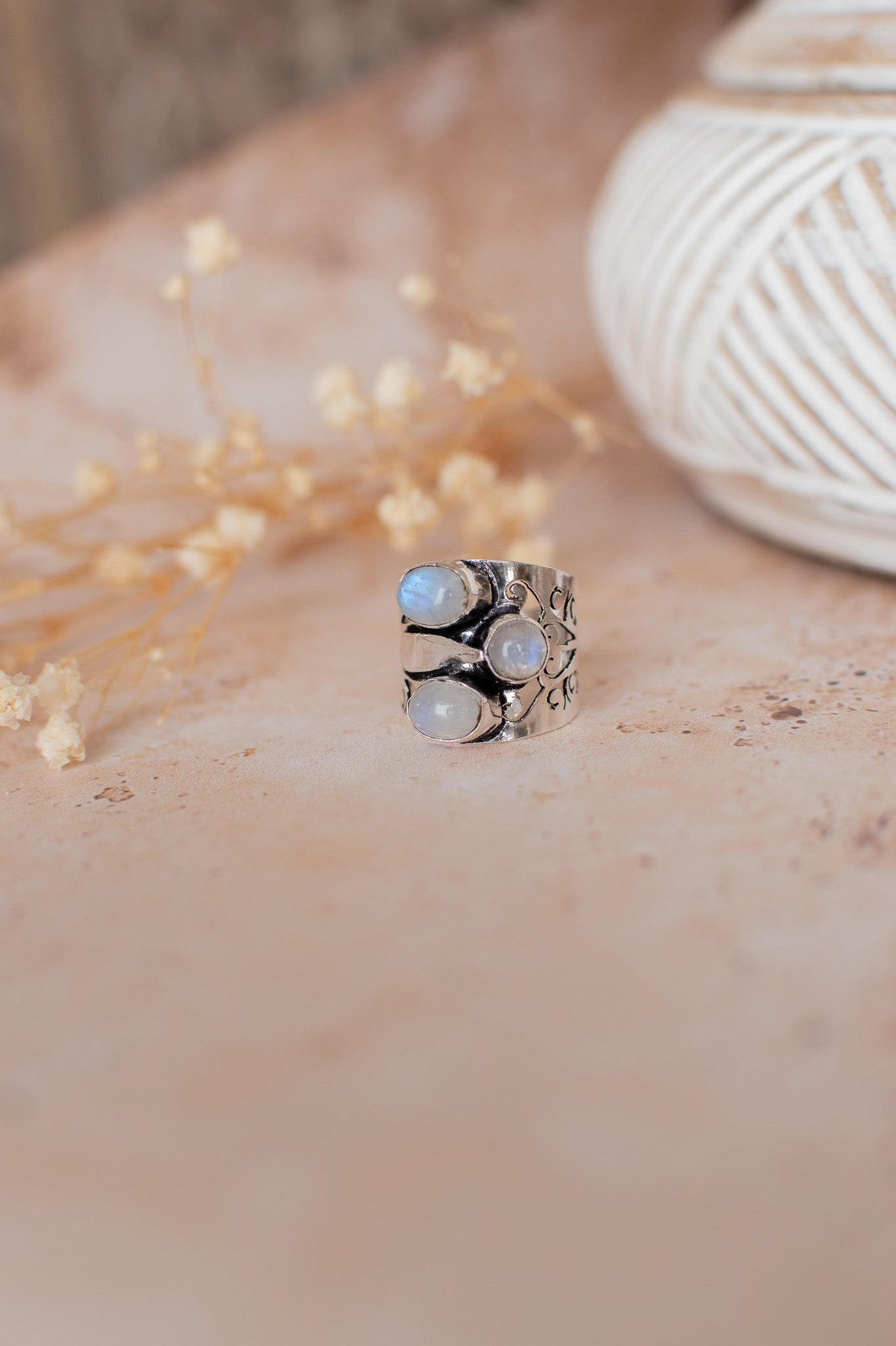 Bague pierre de lune