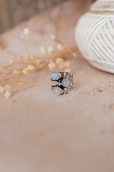 Bague pierre de lune
