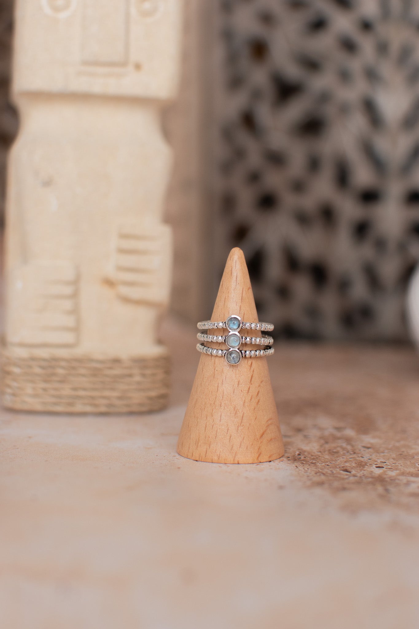 Bague pierre de lune