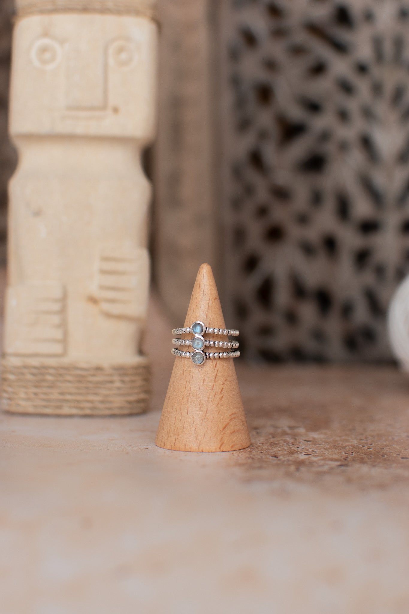 Bague pierre de lune