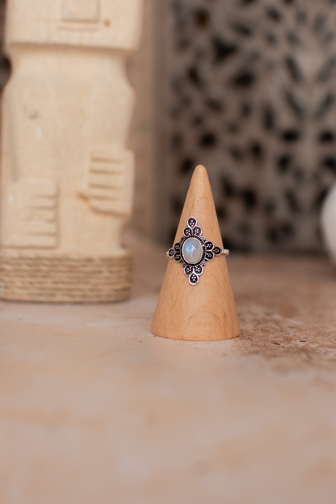 Bague pierre de lune