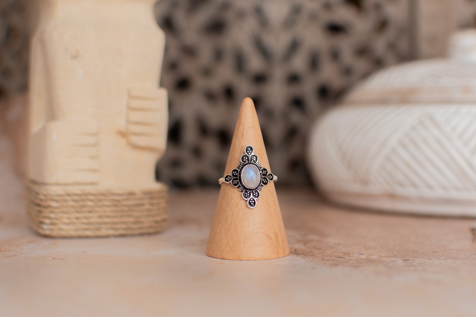 Bague pierre de lune
