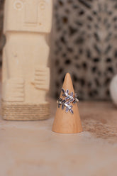 Bague feuillage