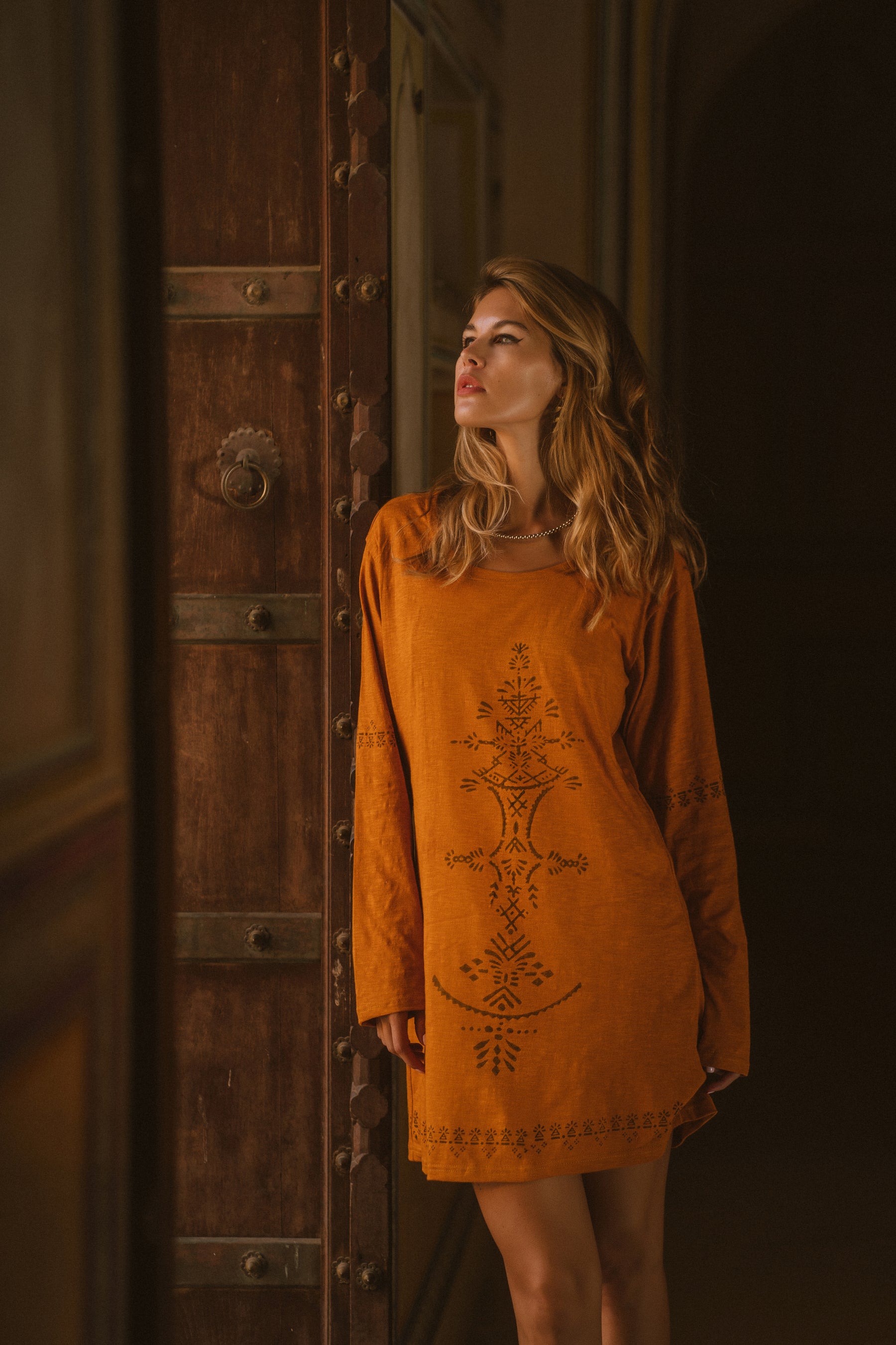 Robe extensible manche longue