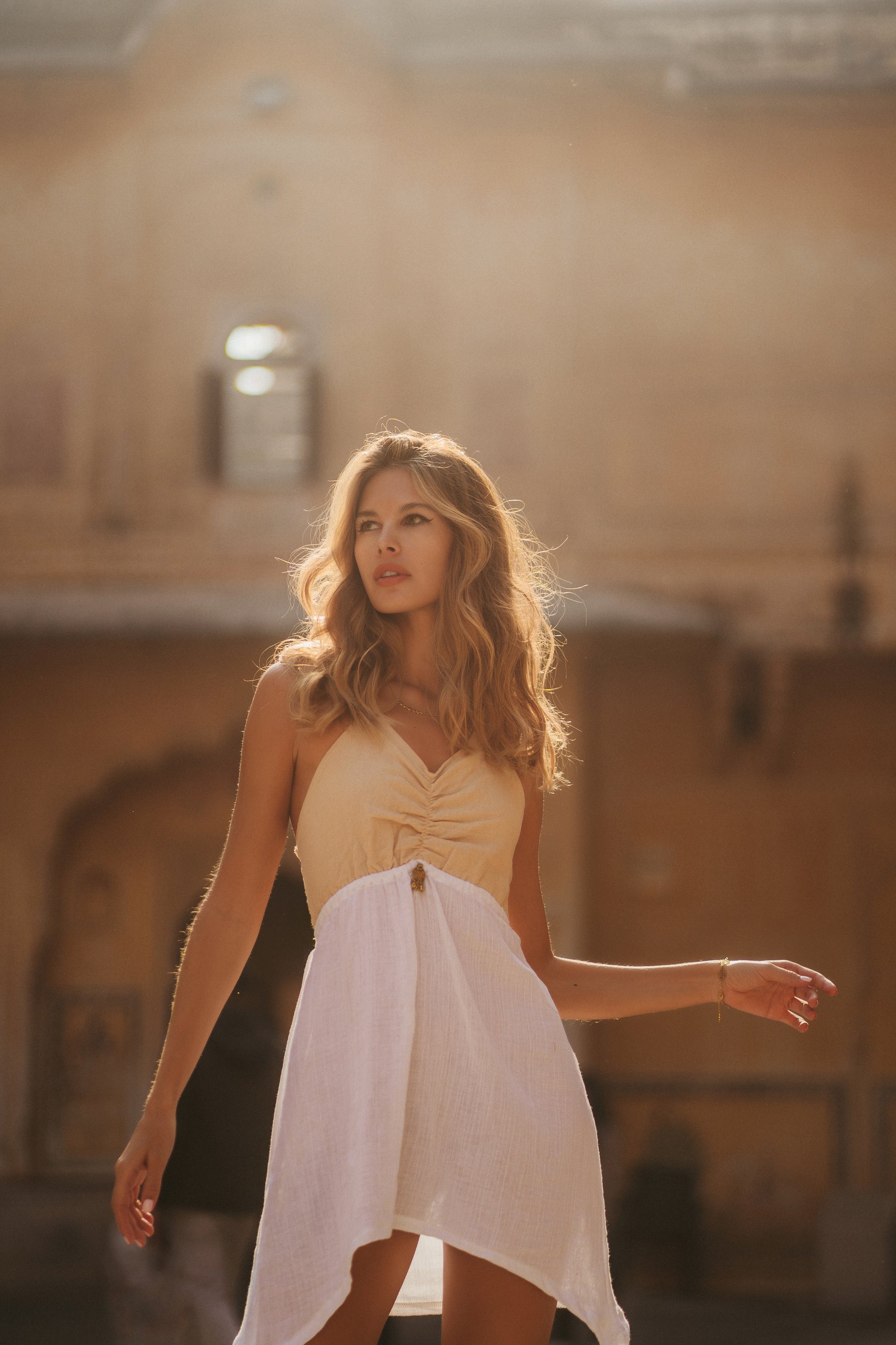 Robe courte breloque indienne