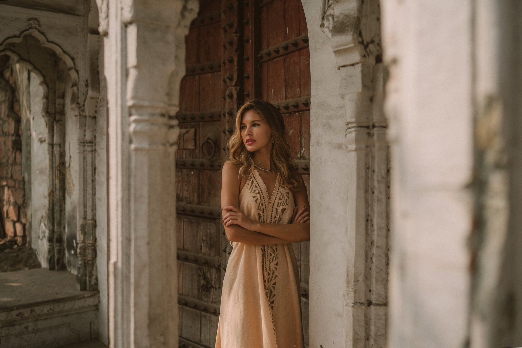 Robe longue ethnique
