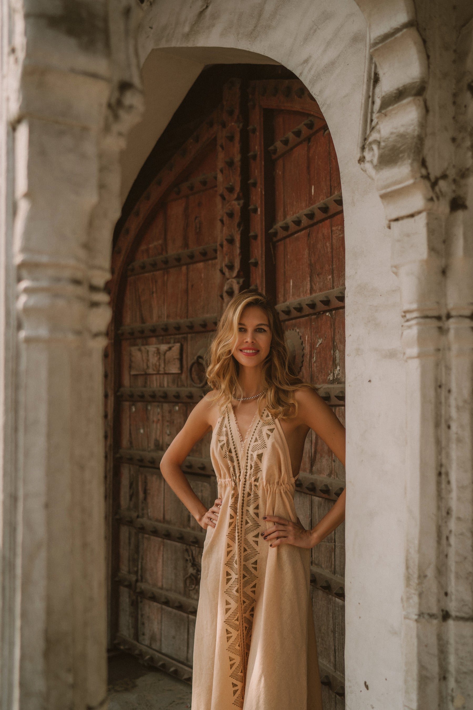 Robe longue ethnique