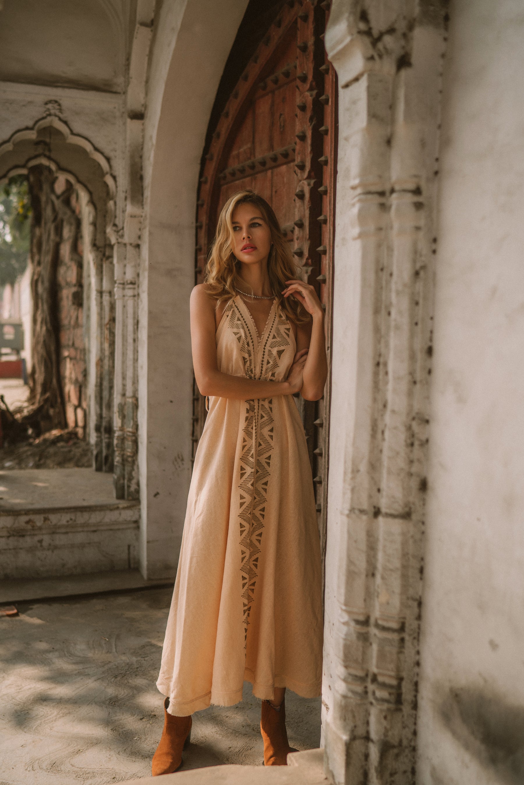 Robe longue ethnique