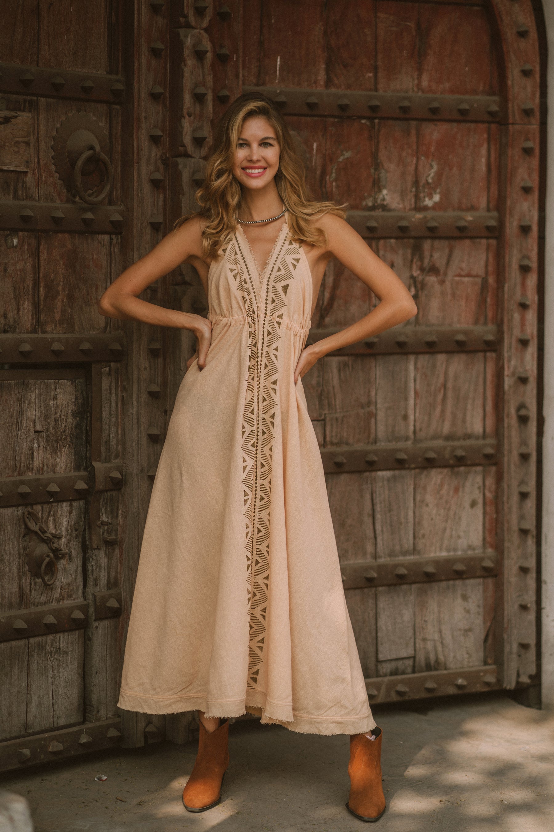 Robe longue ethnique