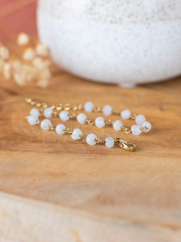 Flexibles Mondsteinarmband