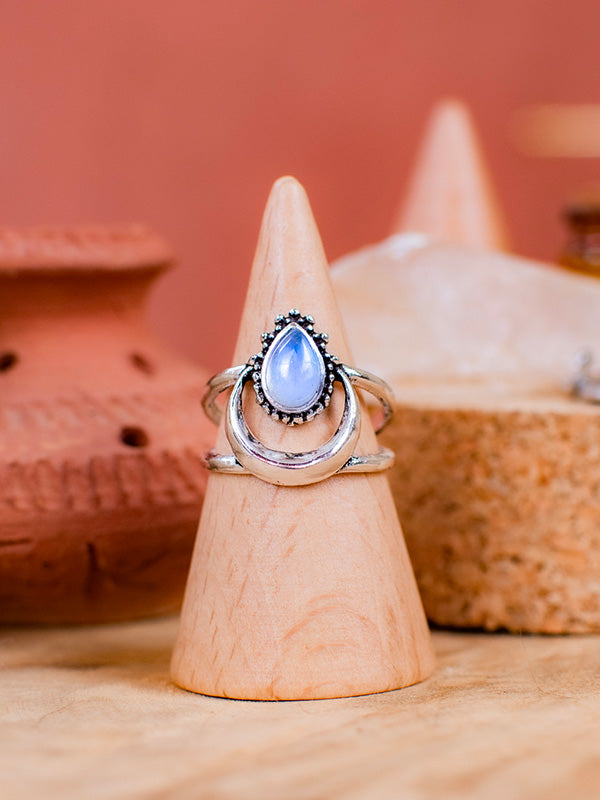 Bague pierre de lune