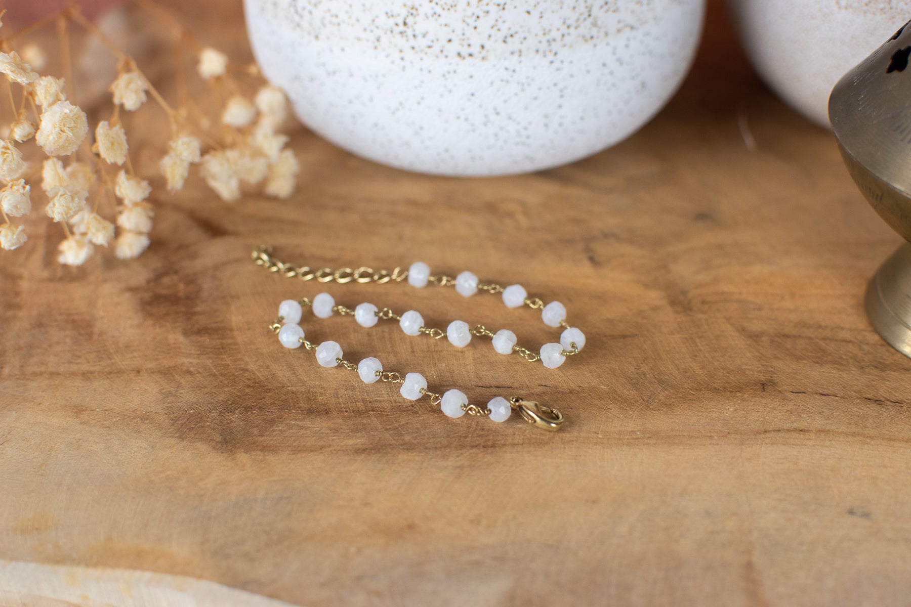 Flexibles Mondsteinarmband
