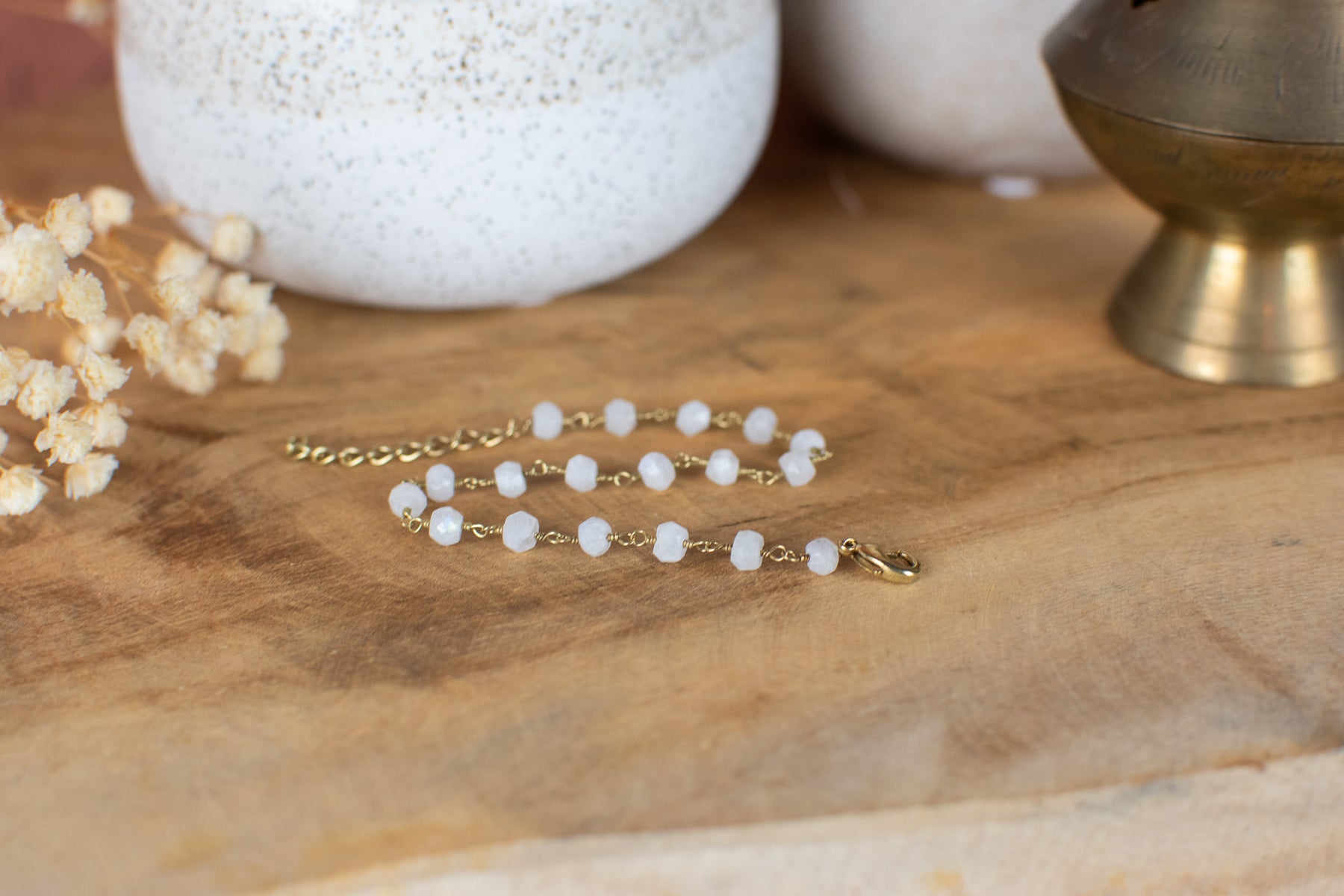 Flexibles Mondsteinarmband