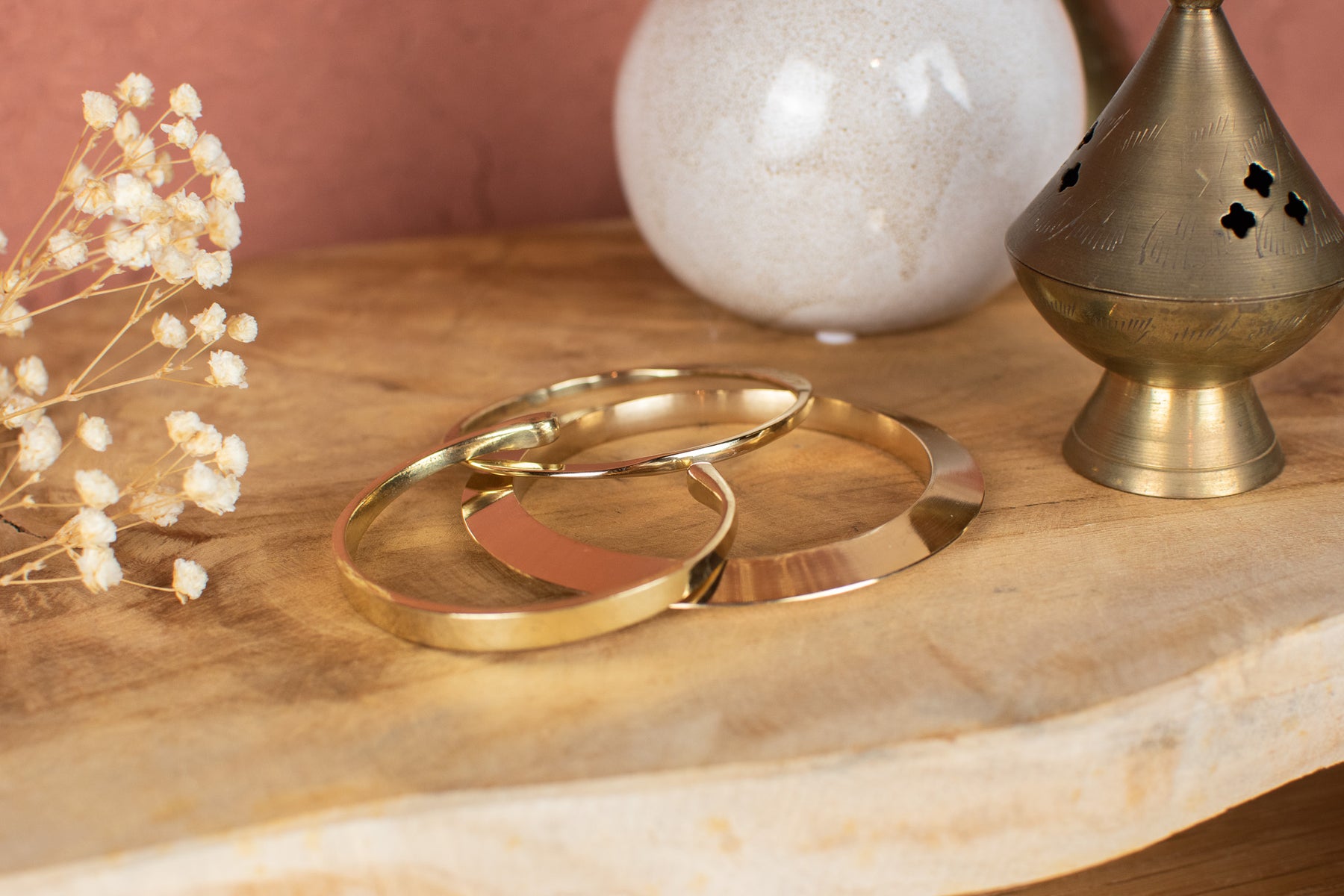 Bracelet en laiton rigide
