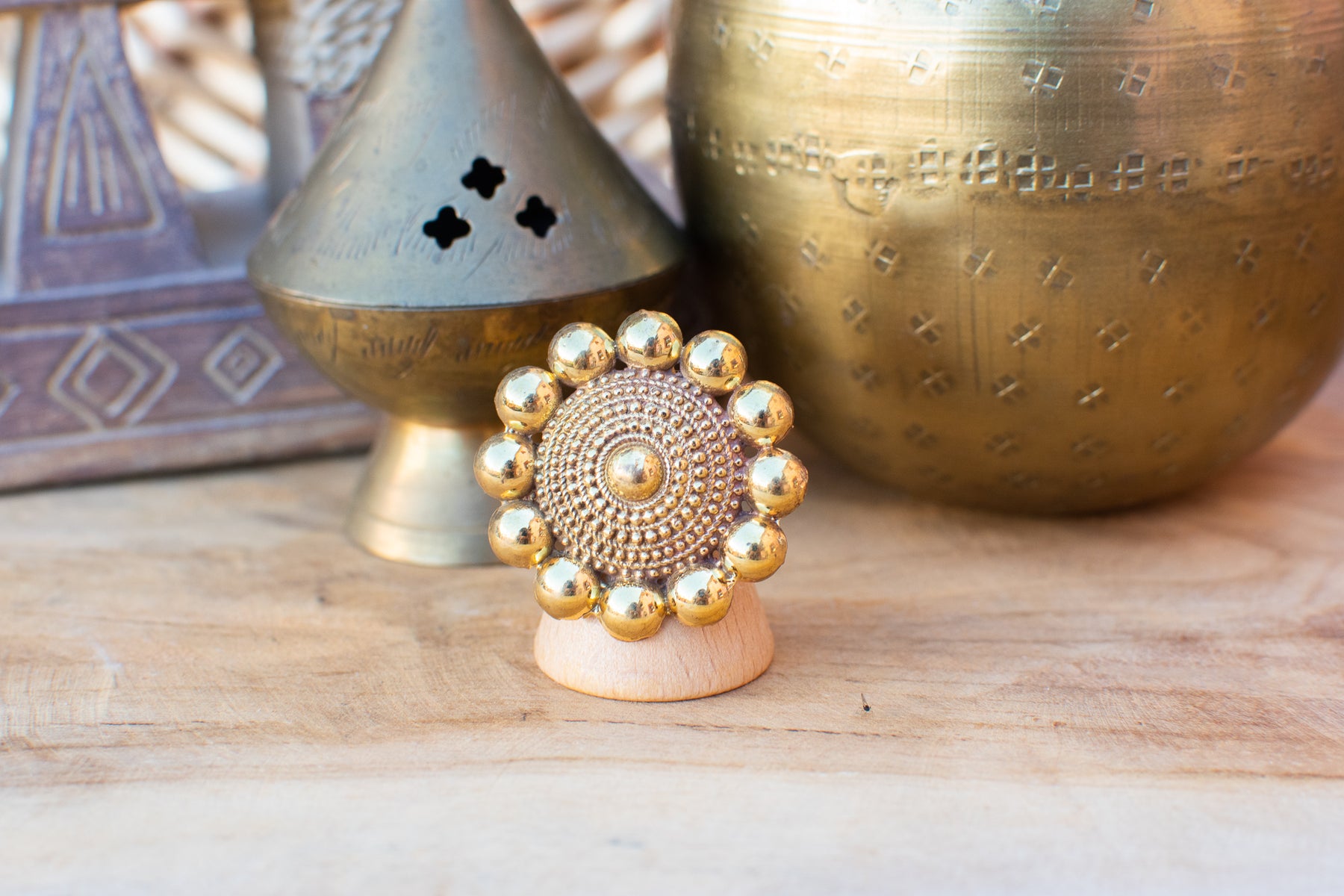 Bague mandala bohème