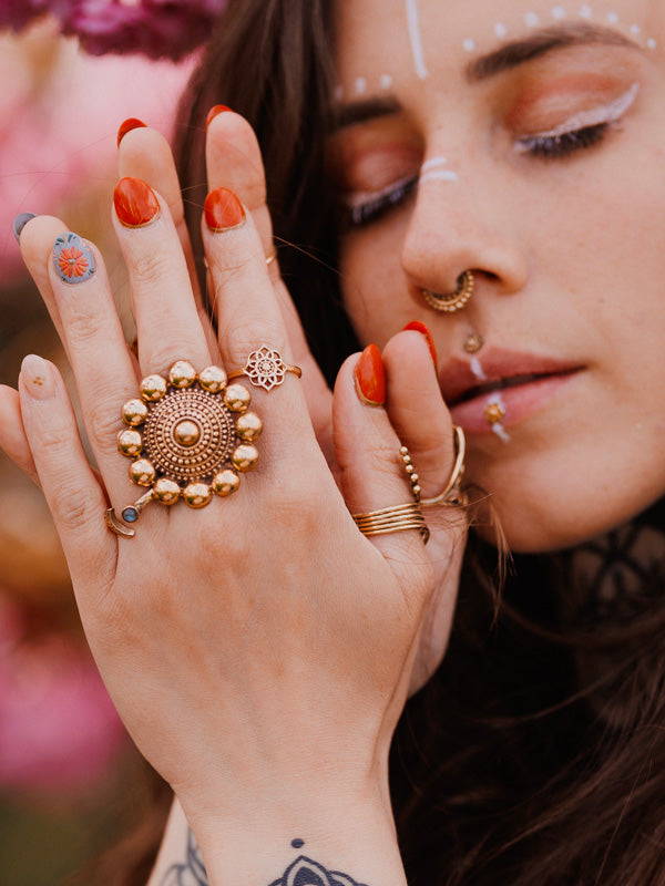 Bague mandala bohème