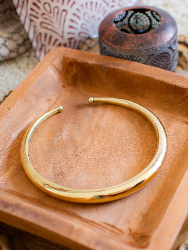 Collier torque doré