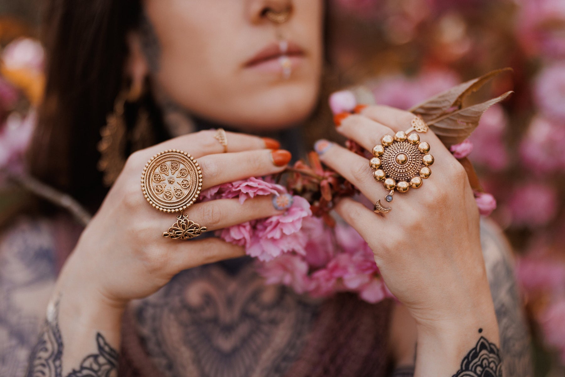 Bague mandala bohème