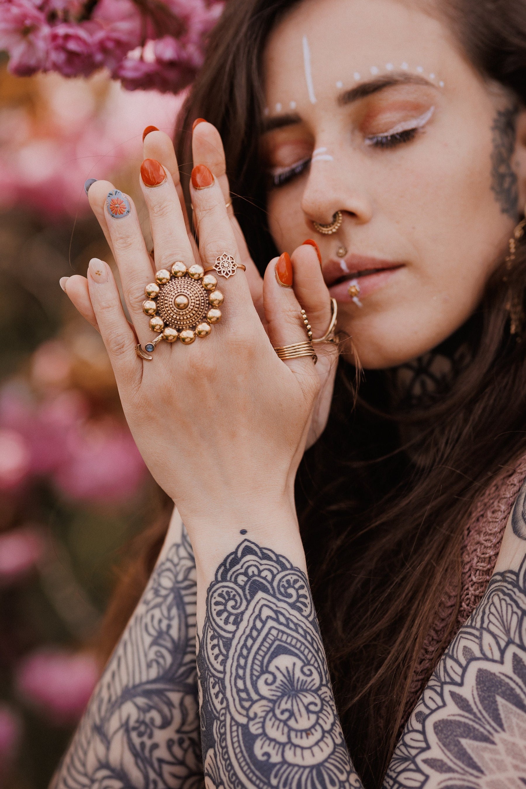 Bague mandala bohème
