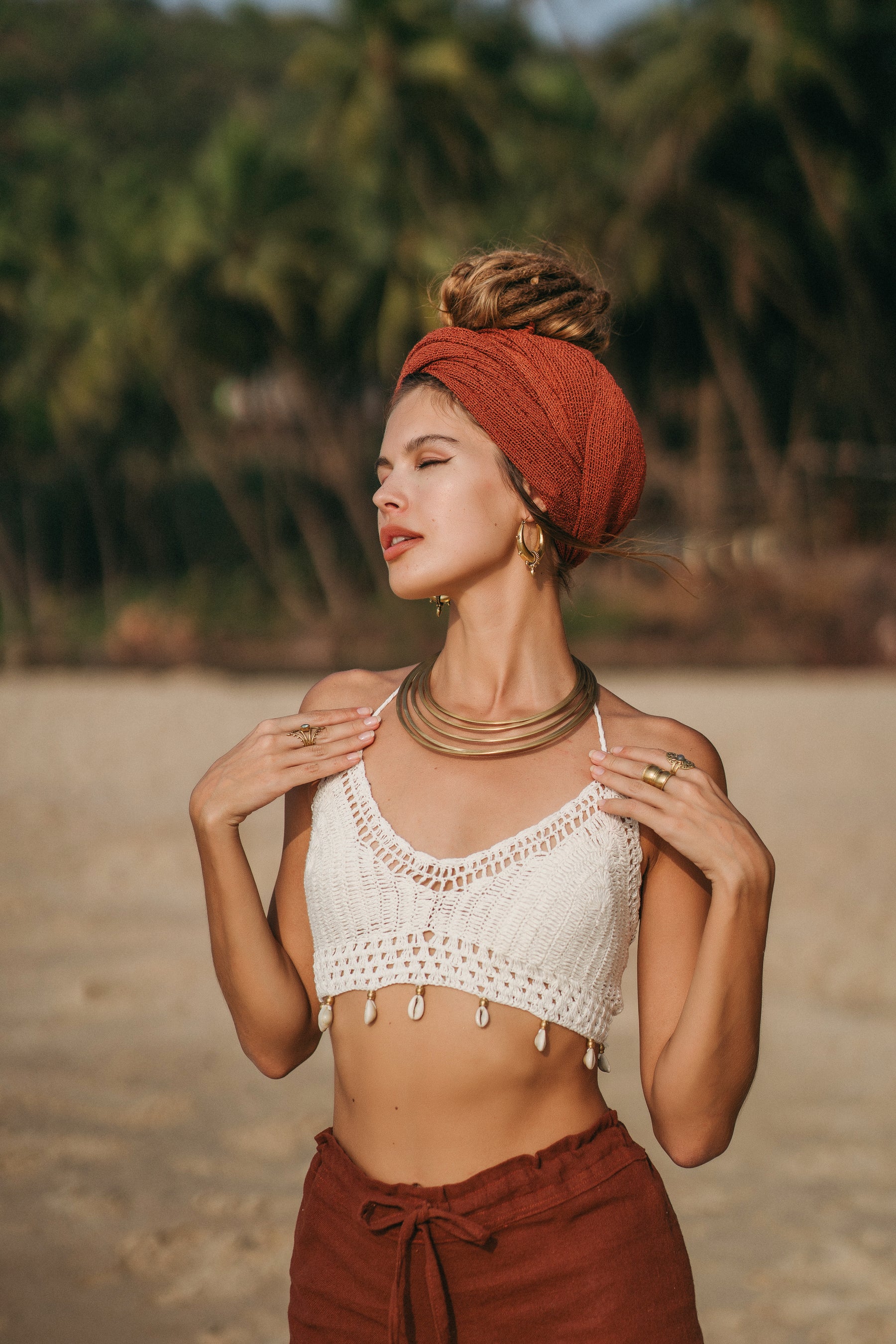Crop top crochet
